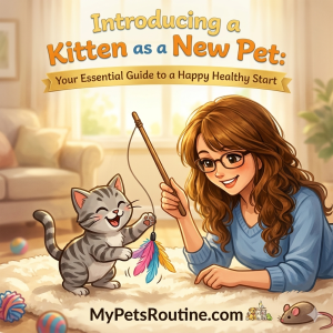 Introducing a new pet kitten