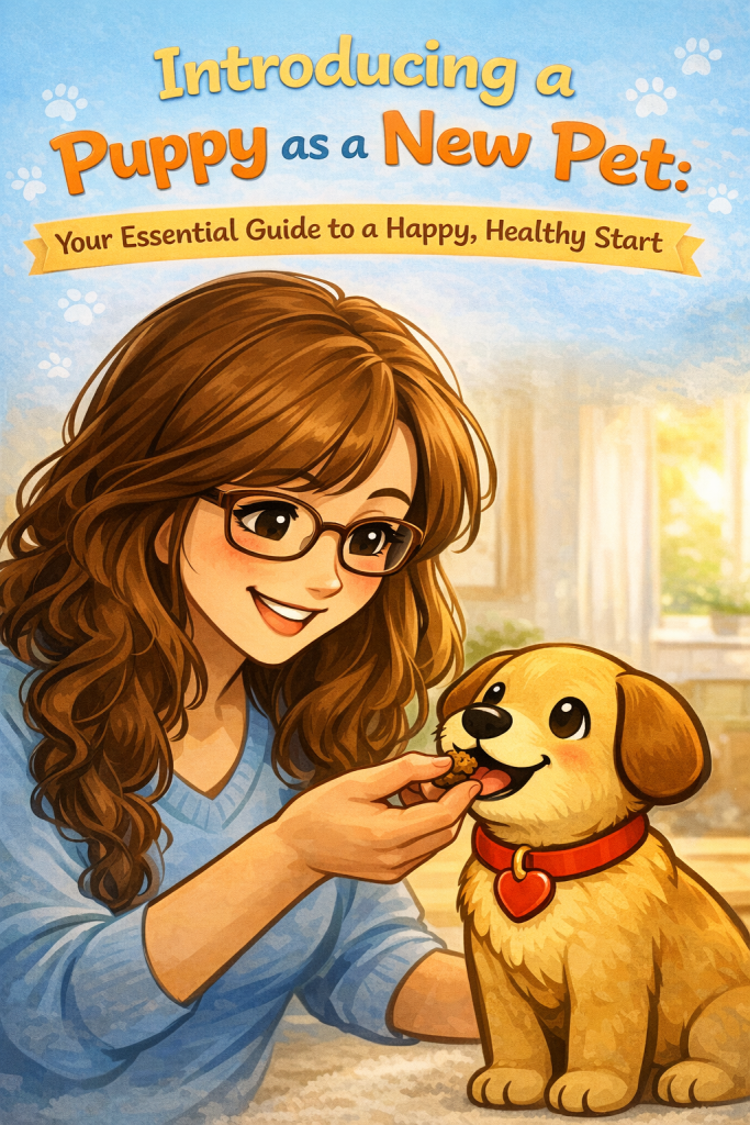 Introducing a puppy as a new pet